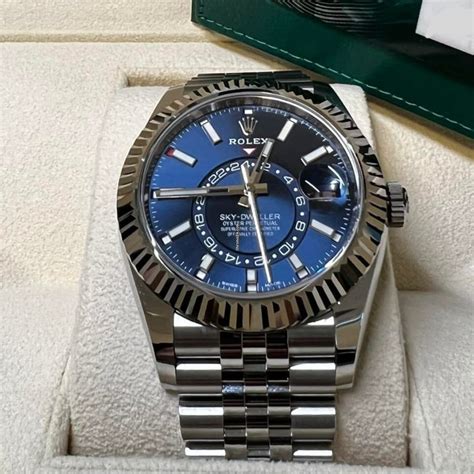 setting a rolex sky dweller|rolex sky dweller blue 2022.